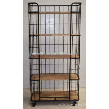 Industrial Metal Pipe Display Storage Shelve